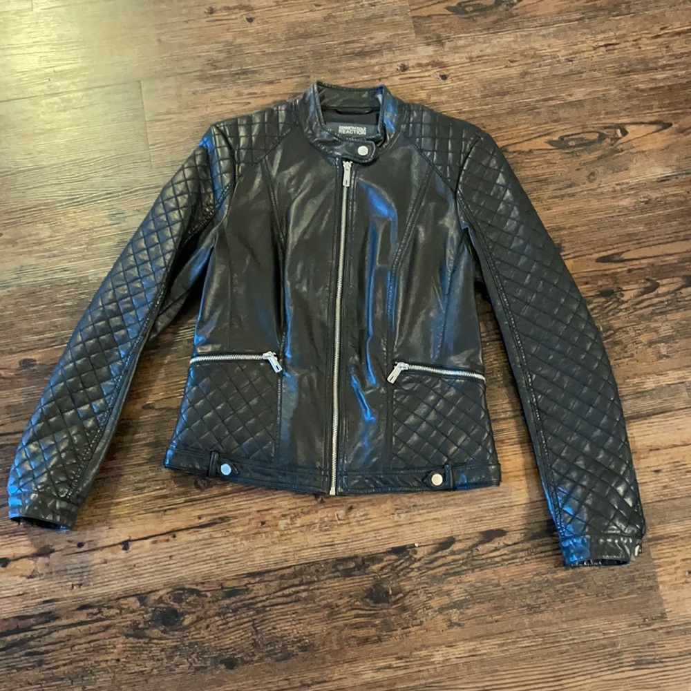 Black Faux Leather Jacket